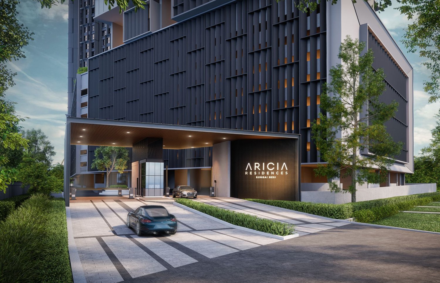 Aricia Residences entrance