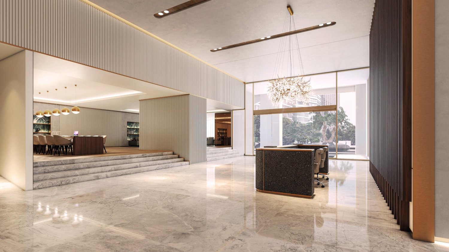 CloutHaus lobby