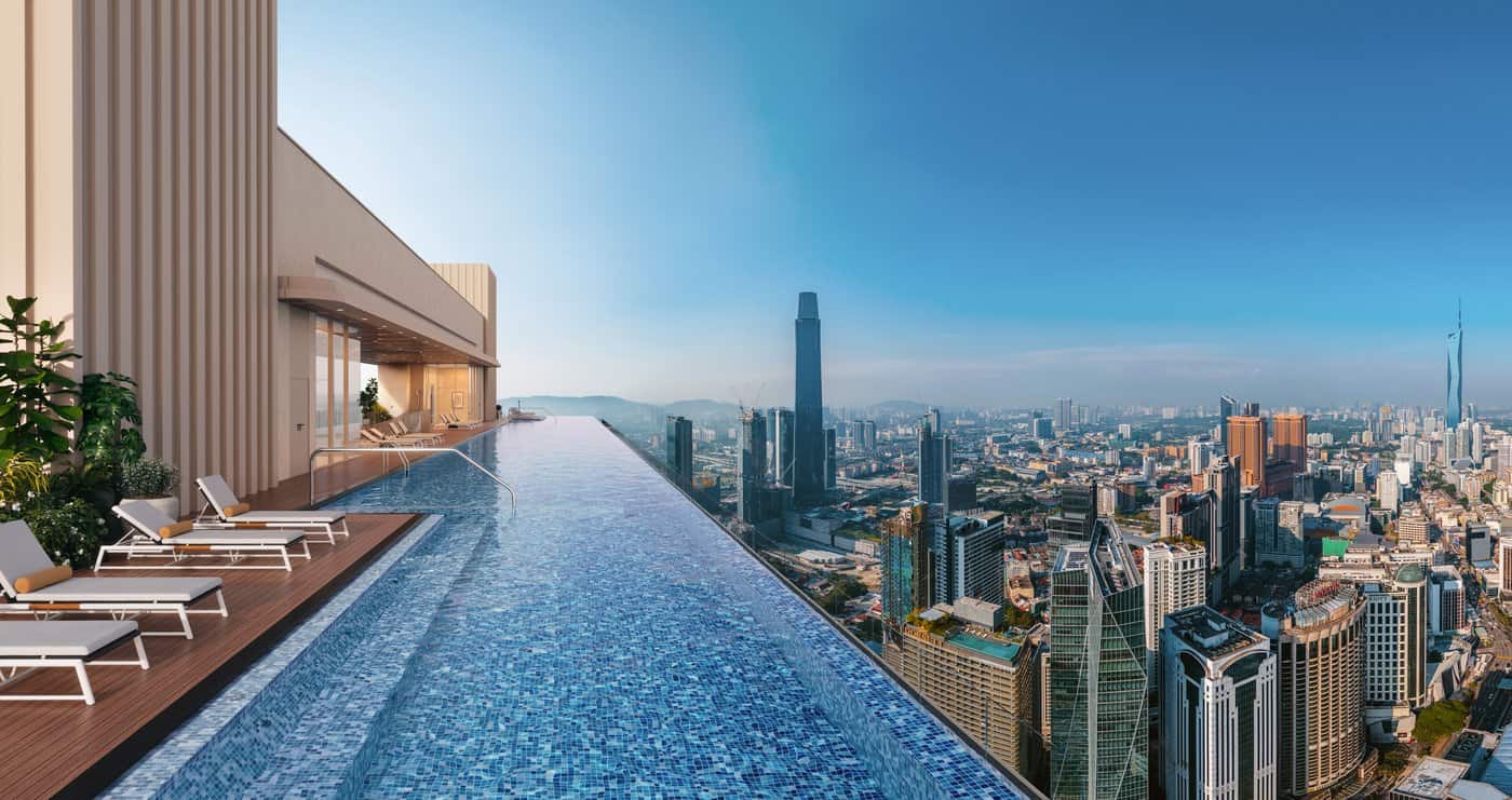 Pavilion Square 118-metre sky pool
