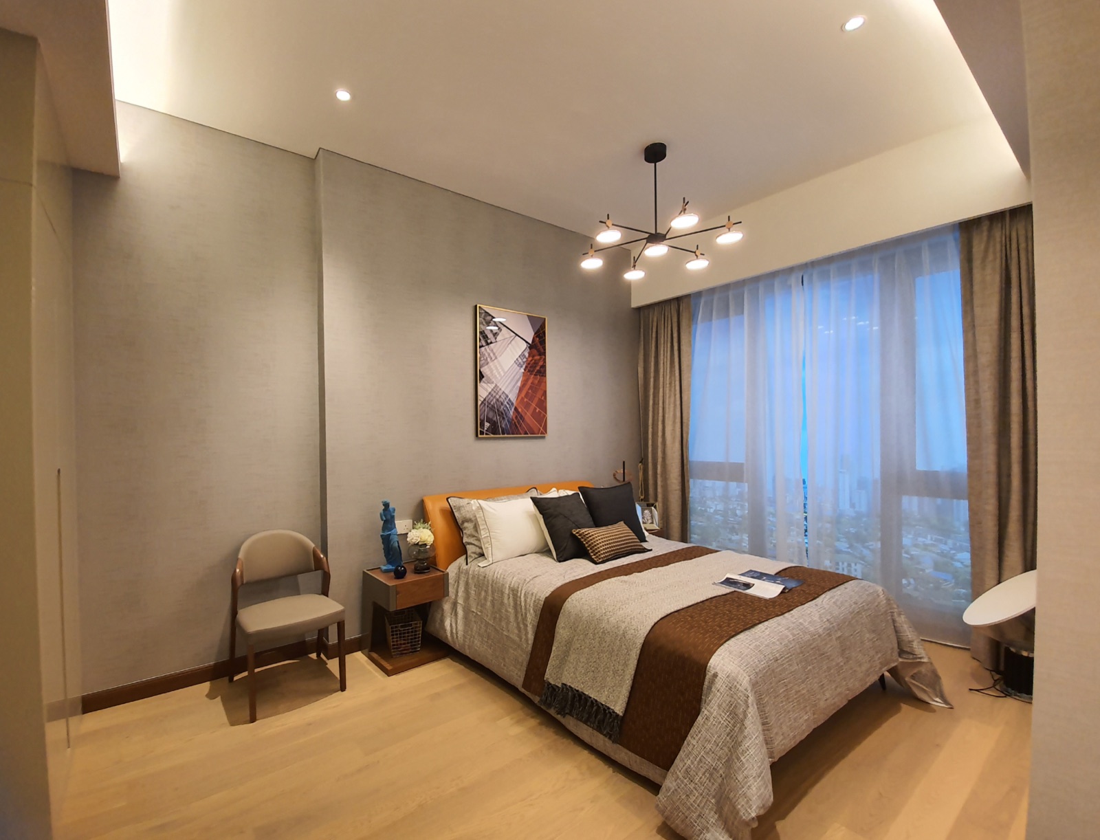 Core Residence TRX show-unit bedroom, photographed December 2019